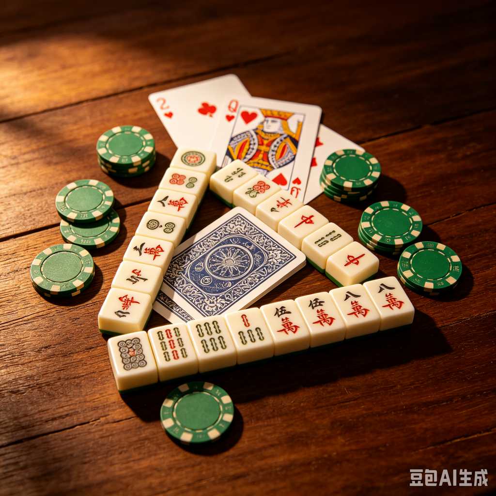 gradient pink mahjong tiles